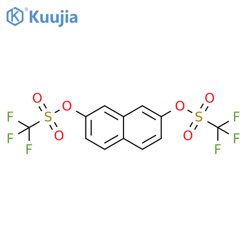 Naphthalene-2,7-diyl bis(trifluoromethanesulfonate) structure