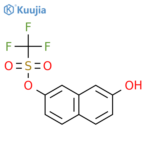 7-Hydroxy-2-naphthalenyl trifluoromethanesulfonate structure