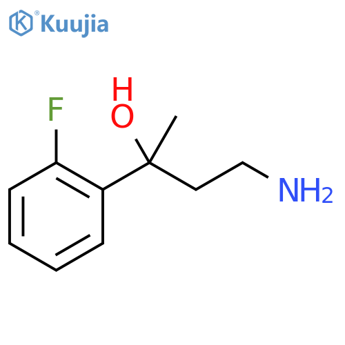 Benzenemethanol, α-(2-aminoethyl)-2-fluoro-α-methyl- structure