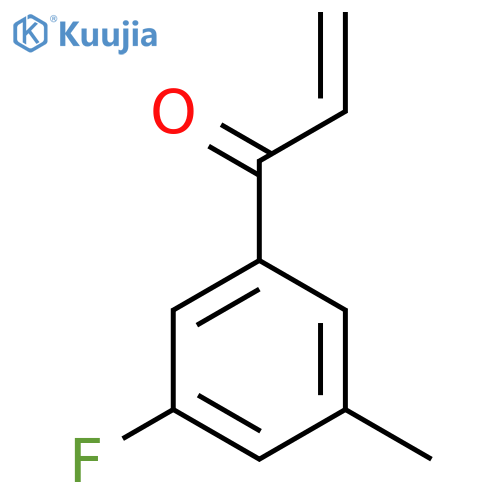 1-(3-fluoro-5-methylphenyl)prop-2-en-1-one structure