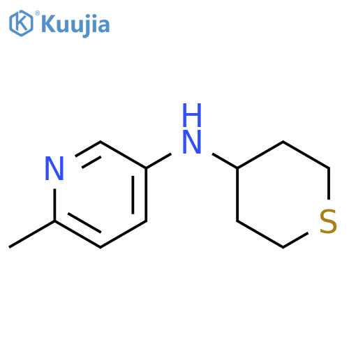 6-methyl-N-(thian-4-yl)pyridin-3-amine structure