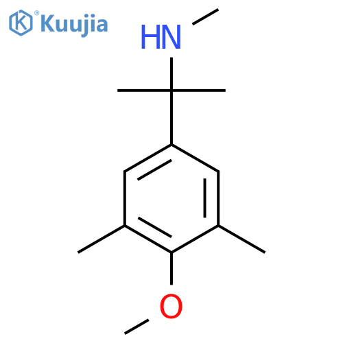 2-(4-methoxy-3,5-dimethylphenyl)propan-2-yl(methyl)amine structure