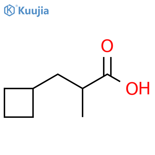 3-CYCLOBUTYL-2-METHYLPROPANOIC ACID structure
