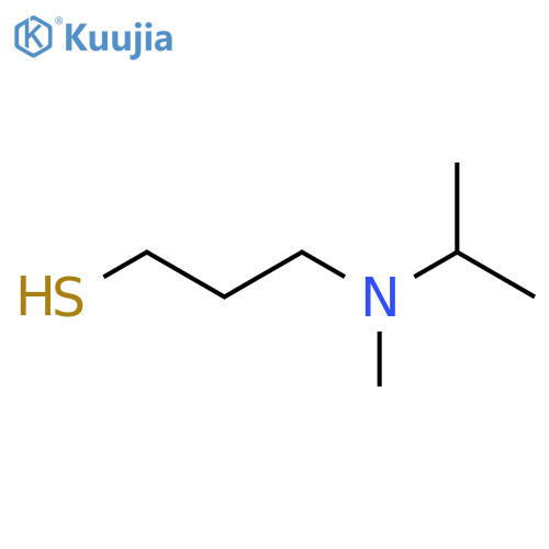 3-methyl(propan-2-yl)aminopropane-1-thiol structure