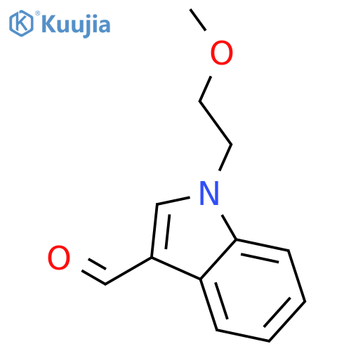 1-(2-methoxyethyl)-1H-indole-3-carbaldehyde structure