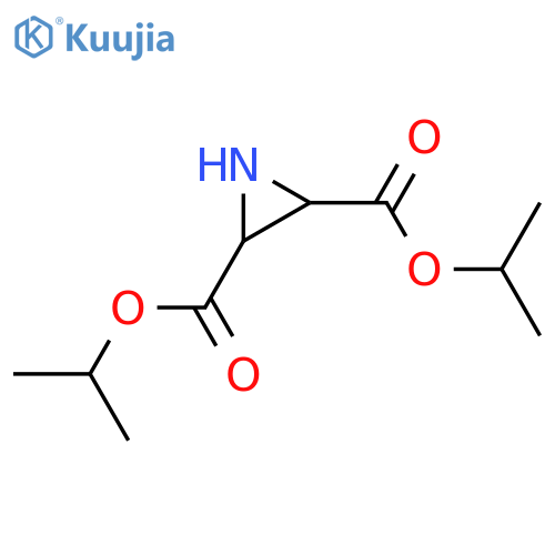 2,3-Aziridinedicarboxylic acid, bis(1-methylethyl) ester, (2S,3S)- structure