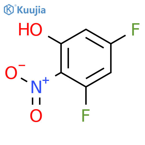 3,5-Difluoro-2-nitrophenol structure
