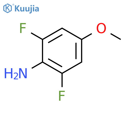 2,6-Difluoro-4-methoxyaniline structure