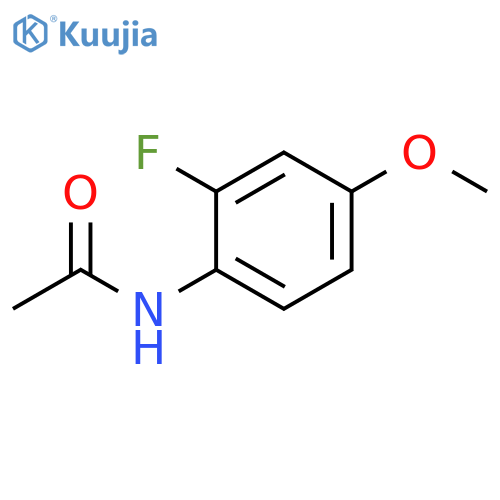 Acetamide,N-(2-fluoro-4-methoxyphenyl)- structure