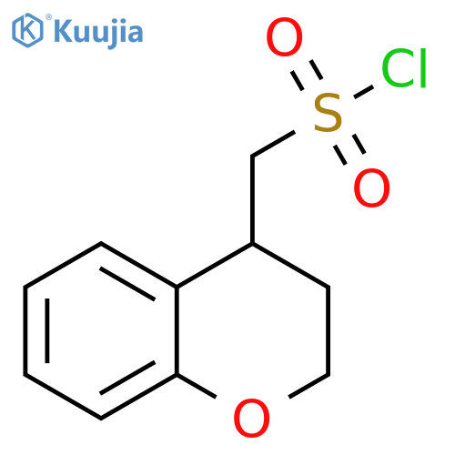 (3,4-dihydro-2H-1-benzopyran-4-yl)methanesulfonyl chloride structure