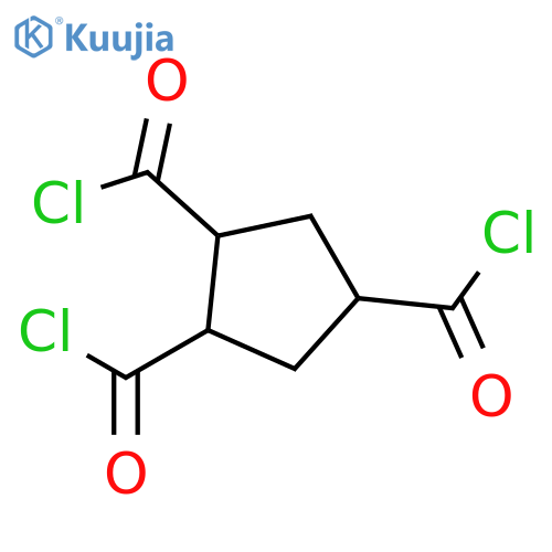 1,2,4-Cyclopentanetricarbonyl trichloride structure