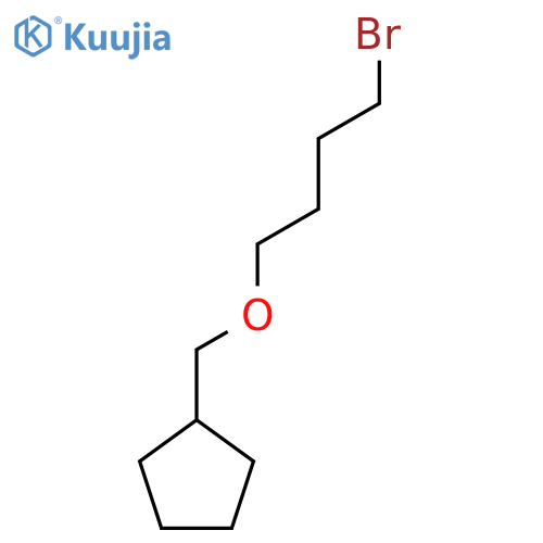 4-Bromobutoxymethylcyclopentane structure