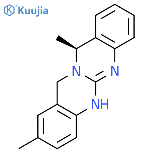 11H-Quinazolino[2,3-b]quinazoline, 5,13-dihydro-2,11-dimethyl-, (S)- structure