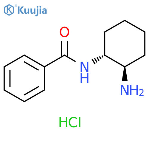 rac-N-(1R,2R)-2-aminocyclohexylbenzamide hydrochloride structure