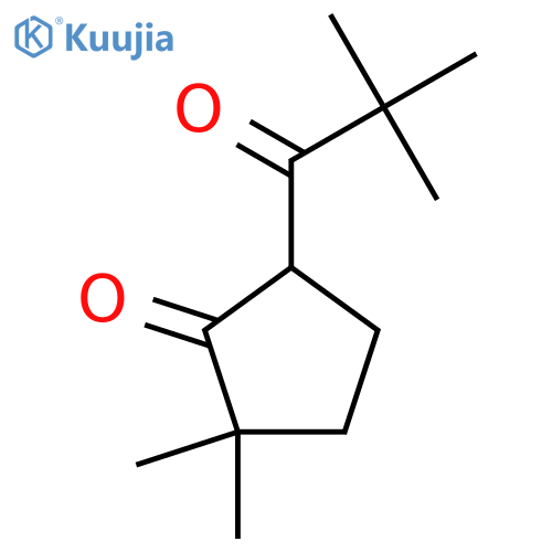 5-(2,2-dimethylpropanoyl)-2,2-dimethylcyclopentan-1-one structure