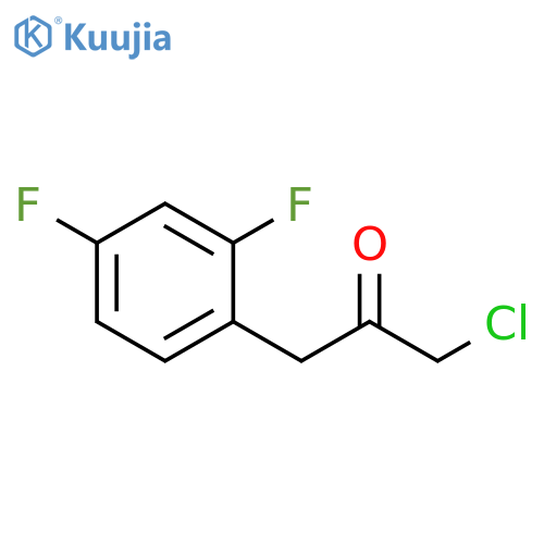 2-Propanone, 1-chloro-3-(2,4-difluorophenyl)- structure