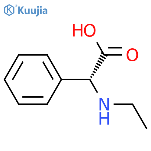 (2R)-2-(Ethylamino)-2-phenylacetic acid structure