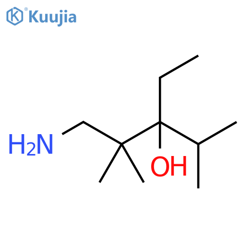 3-Pentanol, 1-amino-3-ethyl-2,2,4-trimethyl- structure
