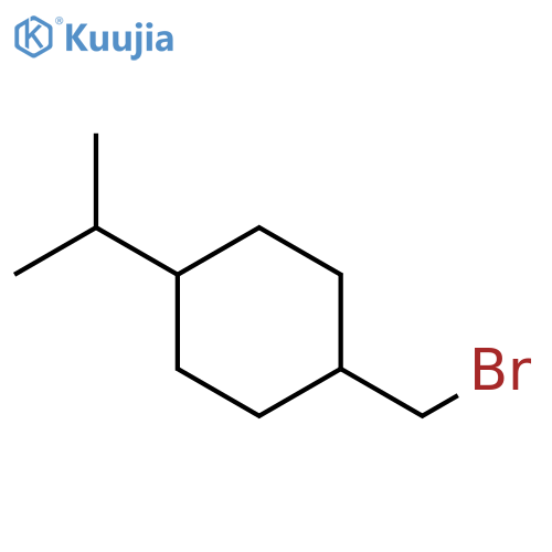 1-(bromomethyl)-4-(propan-2-yl)cyclohexane structure