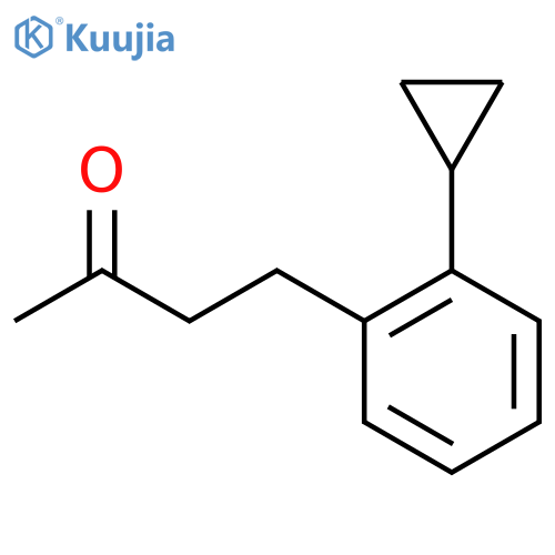 4-(2-cyclopropylphenyl)butan-2-one structure