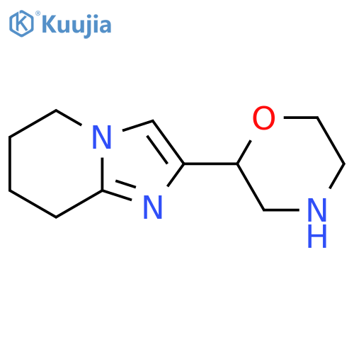 2-{5H,6H,7H,8H-imidazo1,2-apyridin-2-yl}morpholine structure
