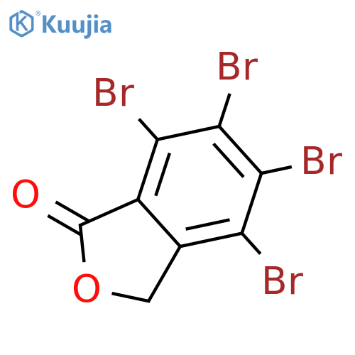 1(3H)-Isobenzofuranone, 4,5,6,7-tetrabromo- structure