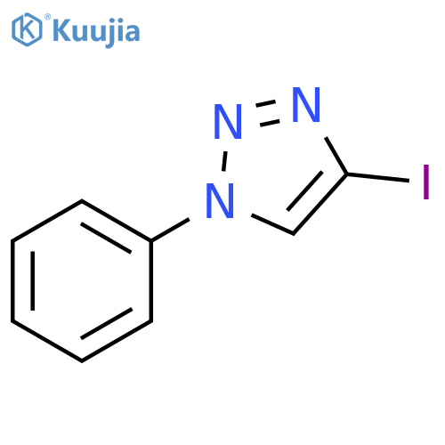 4-iodo-1-phenyl-1H-1,2,3-triazole structure