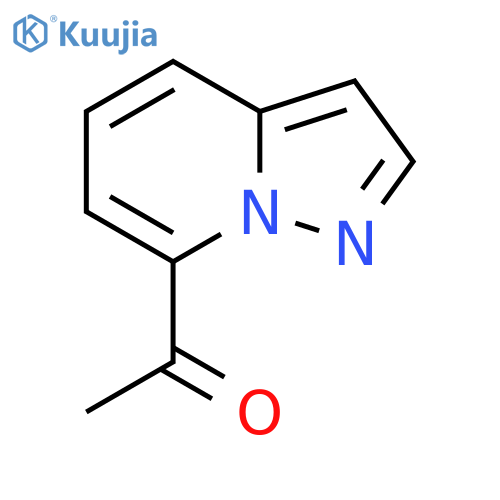 1-(Pyrazolo[1,5-a]pyridin-7-yl)ethanone structure