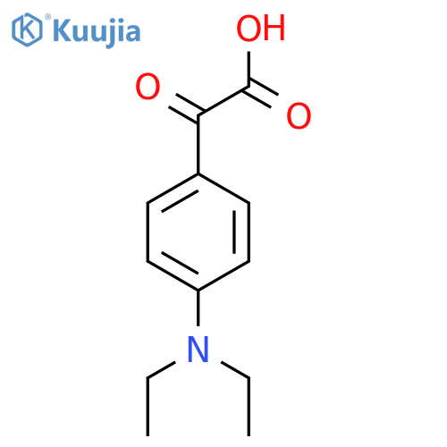 2-4-(diethylamino)phenyl-2-oxoacetic acid structure