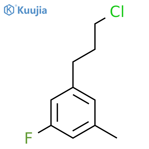 3-(3-Chloropropyl)-5-fluorotoluene structure
