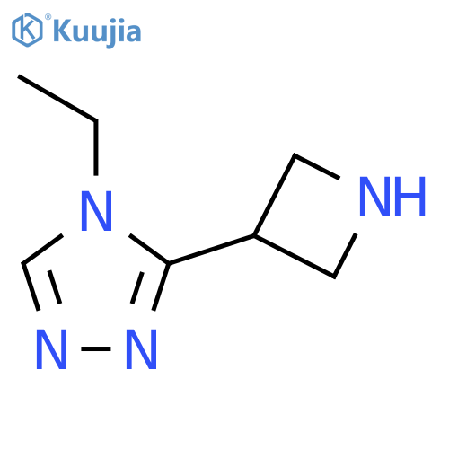 3-(Azetidin-3-yl)-4-ethyl-4H-1,2,4-triazole structure