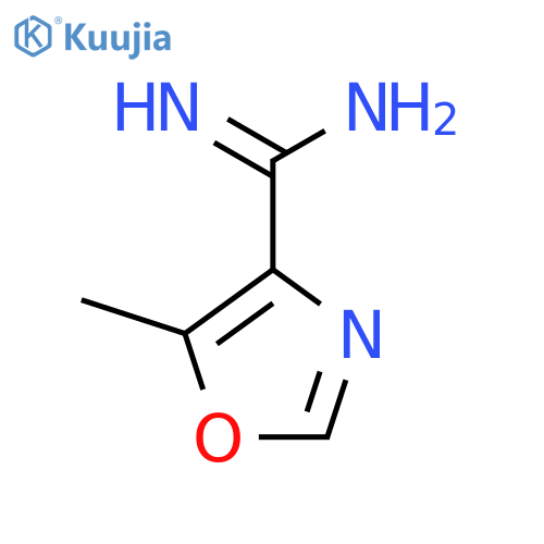 5-Methyl-oxazole-4-carboxamidine structure