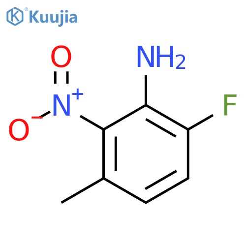 6-Fluoro-3-methyl-2-nitroaniline structure