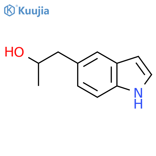 1-(1H-indol-5-yl)propan-2-ol structure