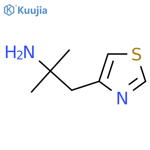 2-methyl-1-(1,3-thiazol-4-yl)propan-2-amine structure