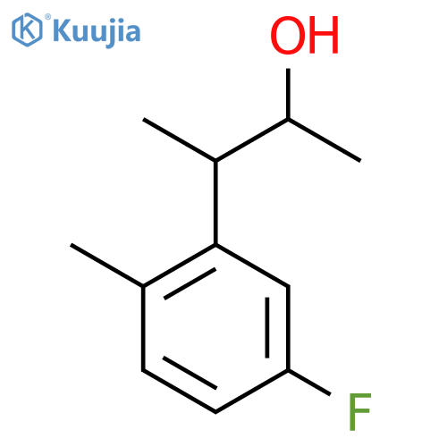 3-(5-Fluoro-2-methylphenyl)butan-2-ol structure