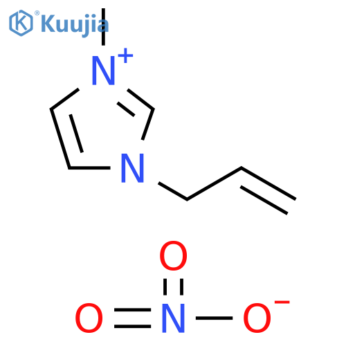 1-Allyl-3-methylimidazolium nitrate structure