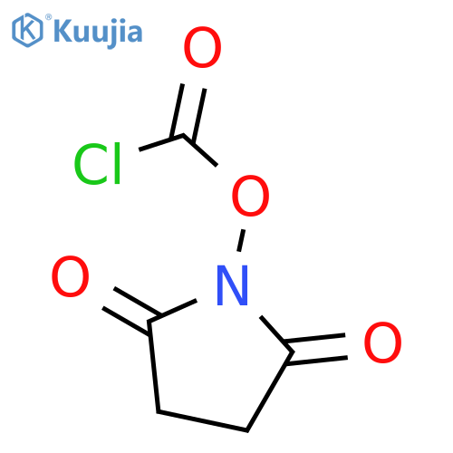Carbonochloridic acid,2,5-dioxo-1-pyrrolidinyl ester structure