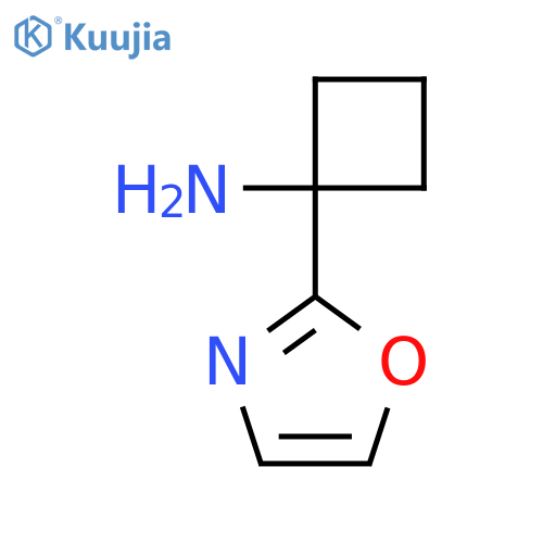 1-(1,3-Oxazol-2-yl)cyclobutan-1-amine structure