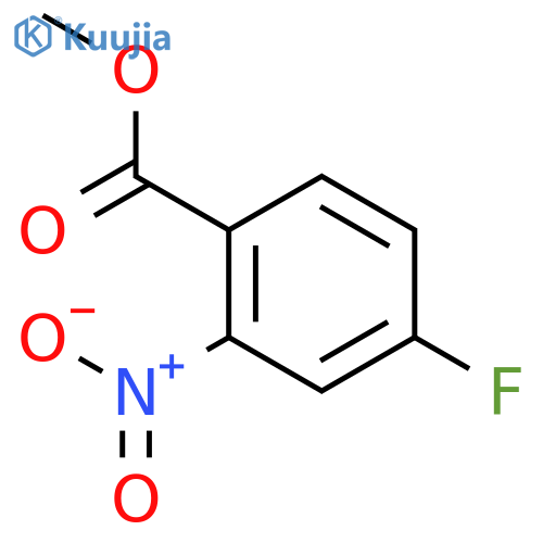 Methyl 4-fluoro-2-nitrobenzoate structure