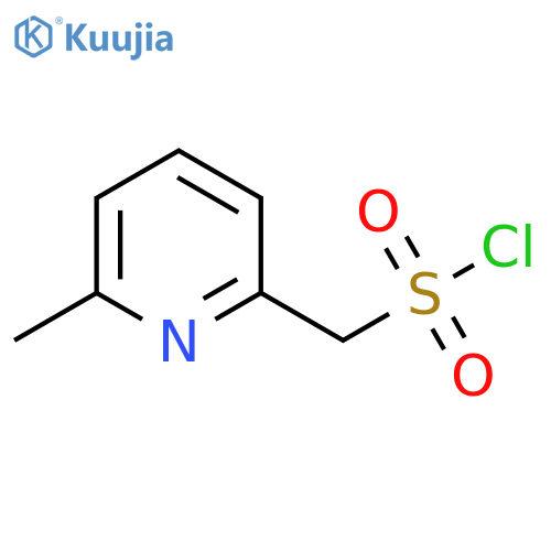 (6-methylpyridin-2-yl)methanesulfonyl chloride structure