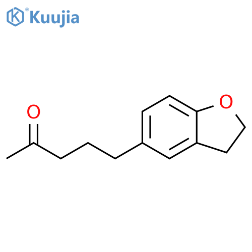 5-(2,3-dihydro-1-benzofuran-5-yl)pentan-2-one structure