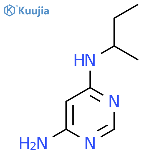4-N-(Butan-2-yl)pyrimidine-4,6-diamine structure