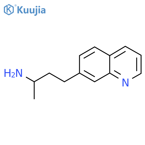 4-(quinolin-7-yl)butan-2-amine structure