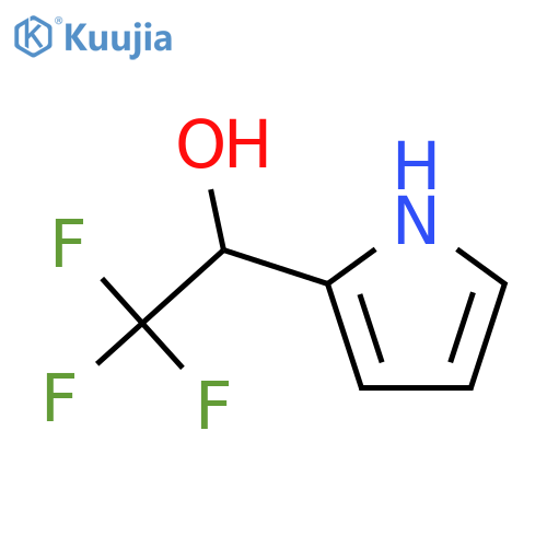 2,2,2-trifluoro-1-(1H-pyrrol-2-yl)ethan-1-ol structure