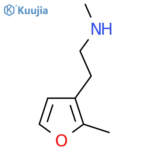 methyl2-(2-methylfuran-3-yl)ethylamine structure