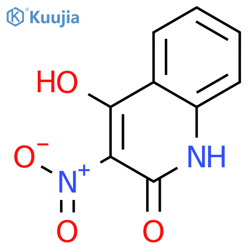 3-Nitro-2,4-quinolinediol structure