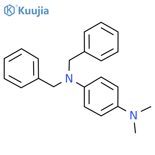 N1,N1-Dimethyl-N4,N4-bis(phenylmethyl)-1,4-benzenediamine structure