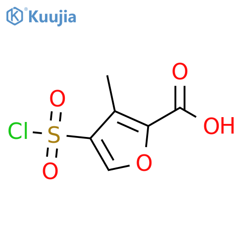 4-(chlorosulfonyl)-3-methylfuran-2-carboxylic acid structure