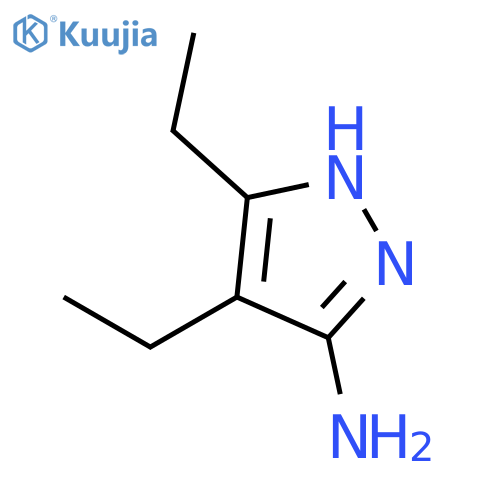 3,4-Diethyl-1h-pyrazol-5-amine structure